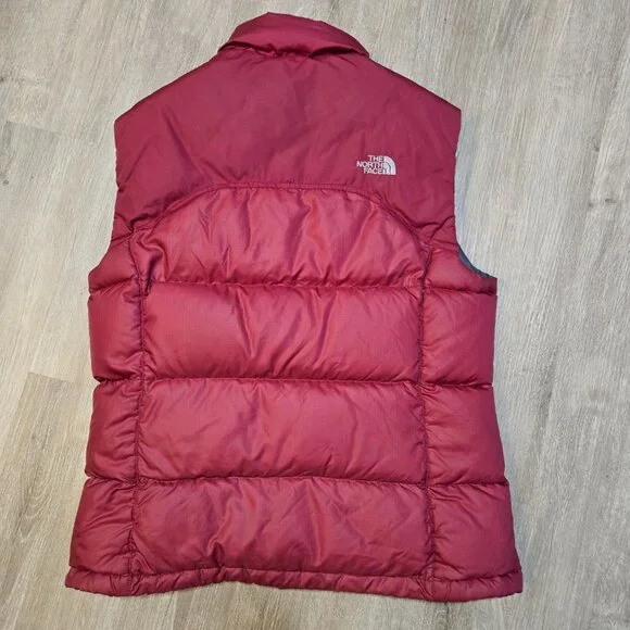 The North Face Girl's Size Large Down Maroon Gray Series 600